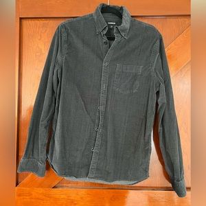 Express Corduroy Button Up | Size Medium